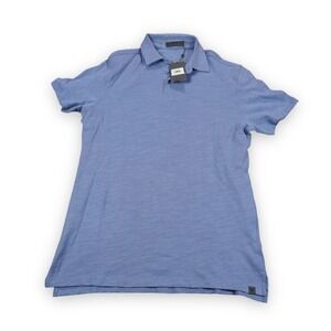 G/FORE Mens Extra Large Slim Fit Clubhouse Cotton Polo‎ Short Sleeve Shirt Blue